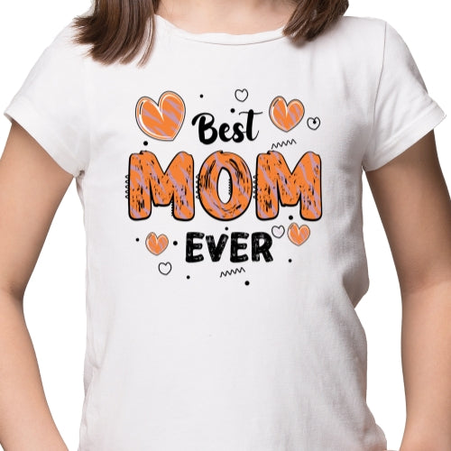 Best Mom Ever Hearts Sublimation