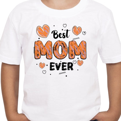 Best Mom Ever Hearts Sublimation