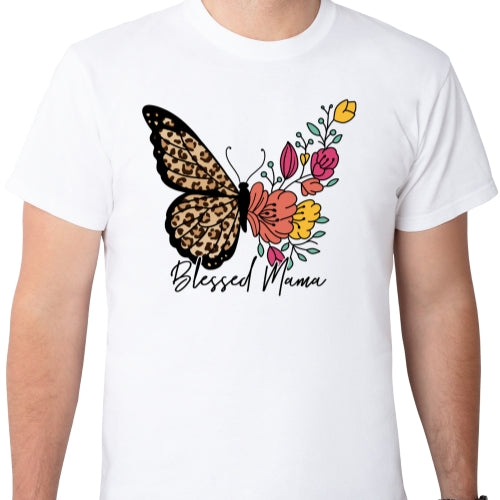 Blessed Mama Butterfly Sublimation