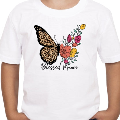 Blessed Mama Butterfly Sublimation