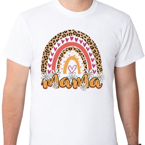 Mama Cheetah Rainbow Sublimation