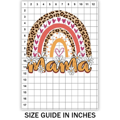 Mama Cheetah Rainbow Sublimation