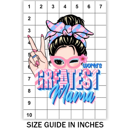 World Greatest Mama Sublimation