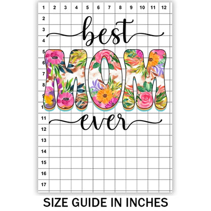 Floral Best Mom Sublimation