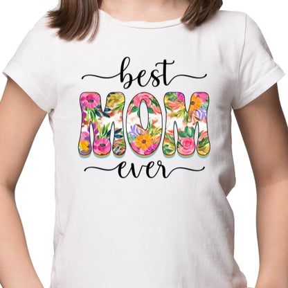 Floral Best Mom Sublimation