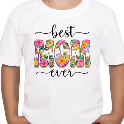 Floral Best Mom Sublimation