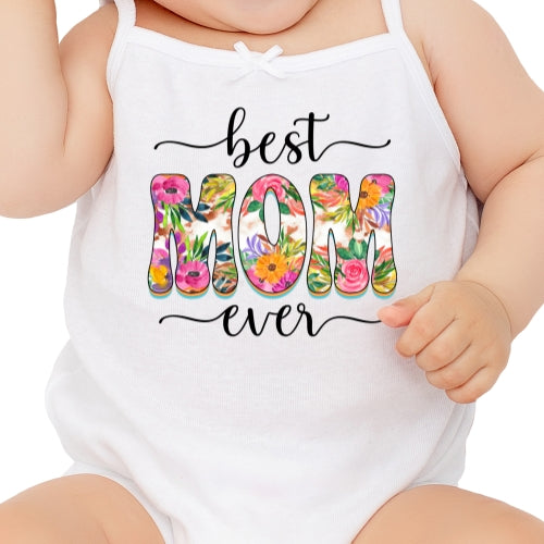 Floral Best Mom Sublimation