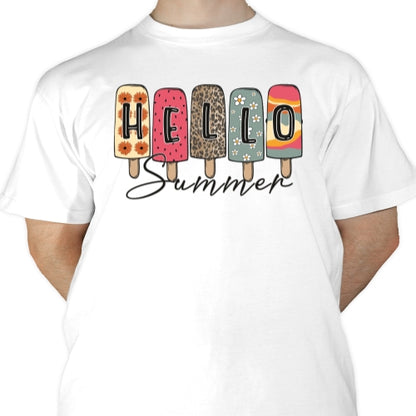 Hello Summer Ice Cream Sublimation