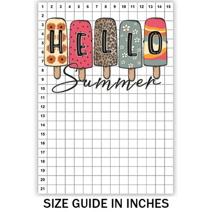 Hello Summer Ice Cream Sublimation