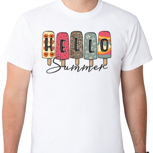 Hello Summer Ice Cream Sublimation