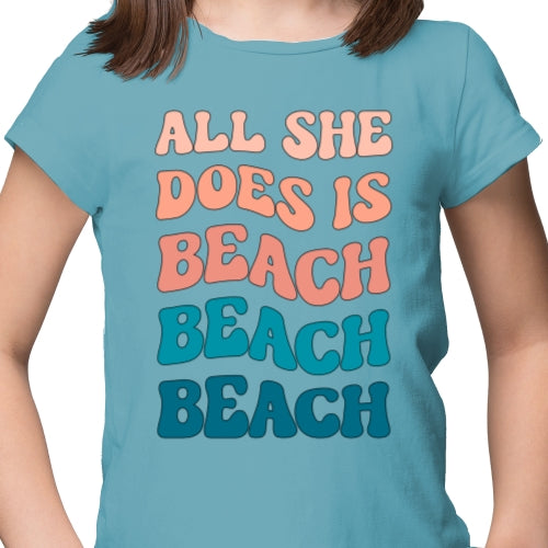All She Does Is Beach DTF