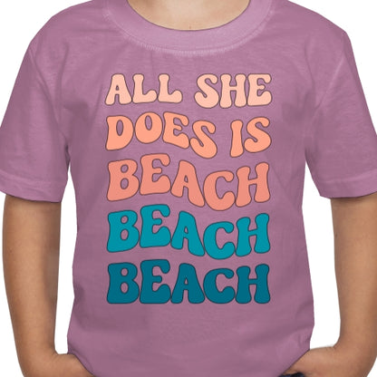 All She Does Is Beach DTF