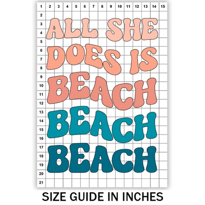 All She Does Is Beach Sublimation