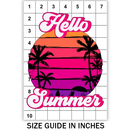 Hello Summer Sublimation