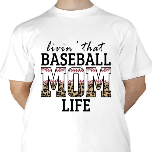 Baseball Mom Life Sublimation