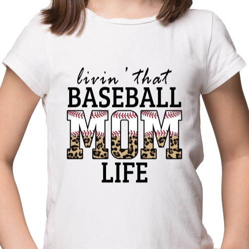 Baseball Mom Life Sublimation