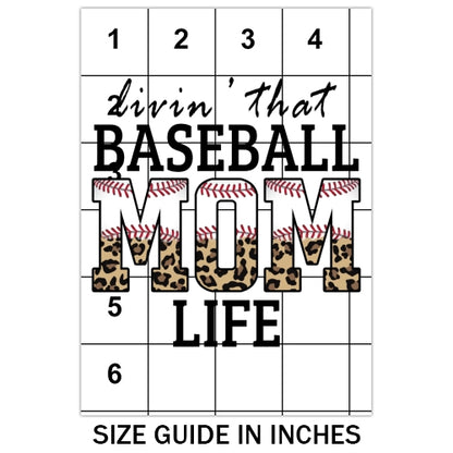 Baseball Mom Life Sublimation