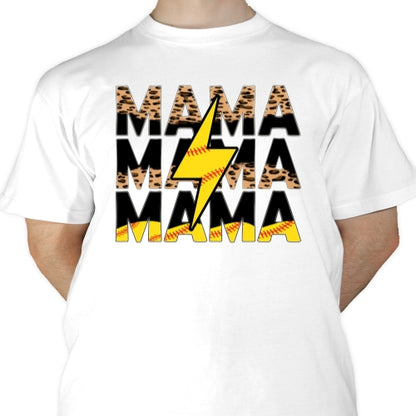 Softball Mama Leopard Sublimation