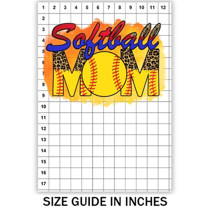 Softball Mama Leopard Sublimation