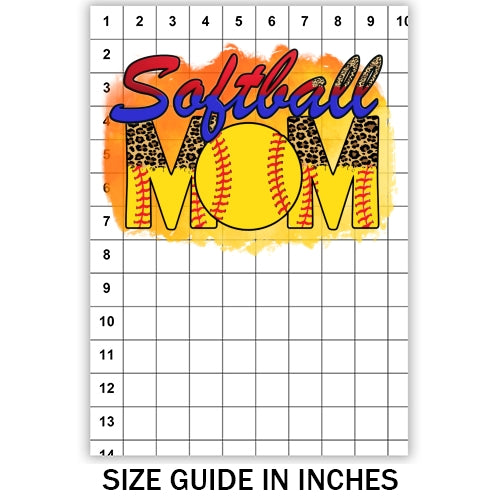 Softball Mama Leopard Sublimation