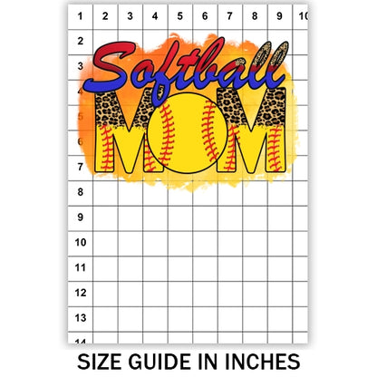 Softball Mama Leopard Sublimation