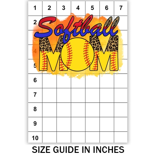 Softball Mama Leopard Sublimation