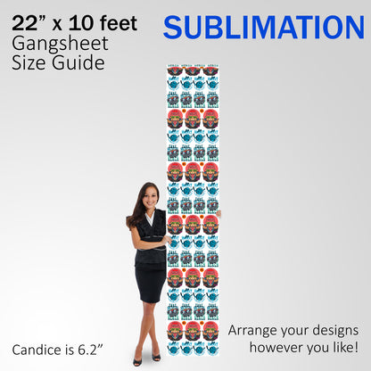 Sublimation Gang Sheet Roll Builder