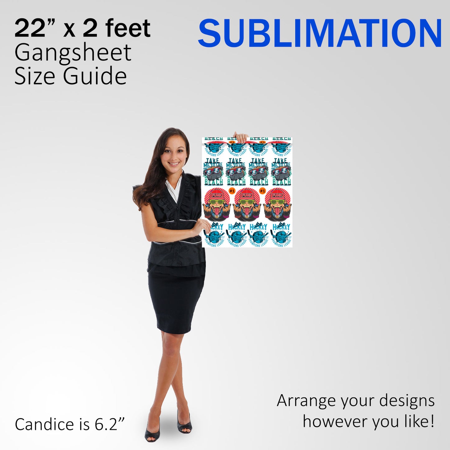 Sublimation Gang Sheet Roll Builder