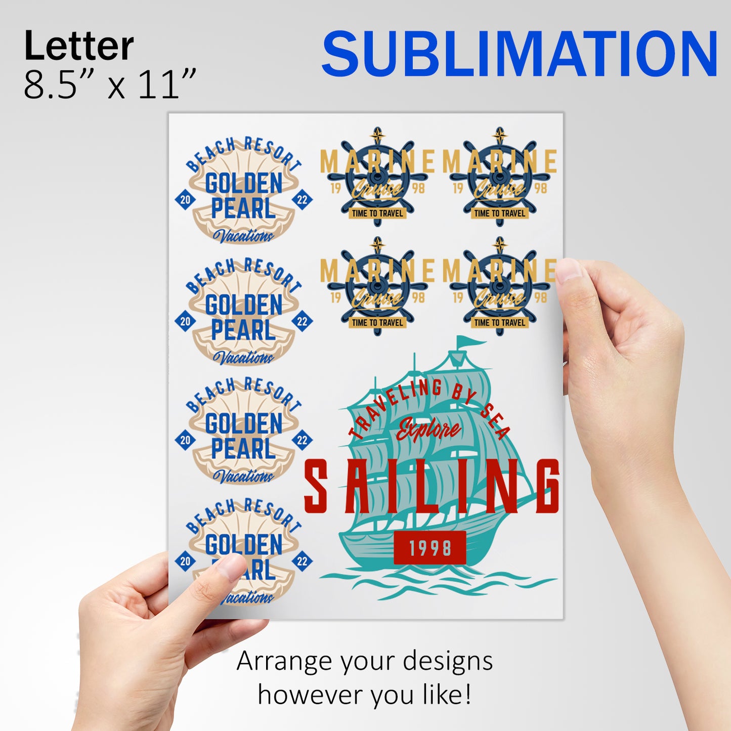 Sublimation Transfer Sheets By Size & Quantity